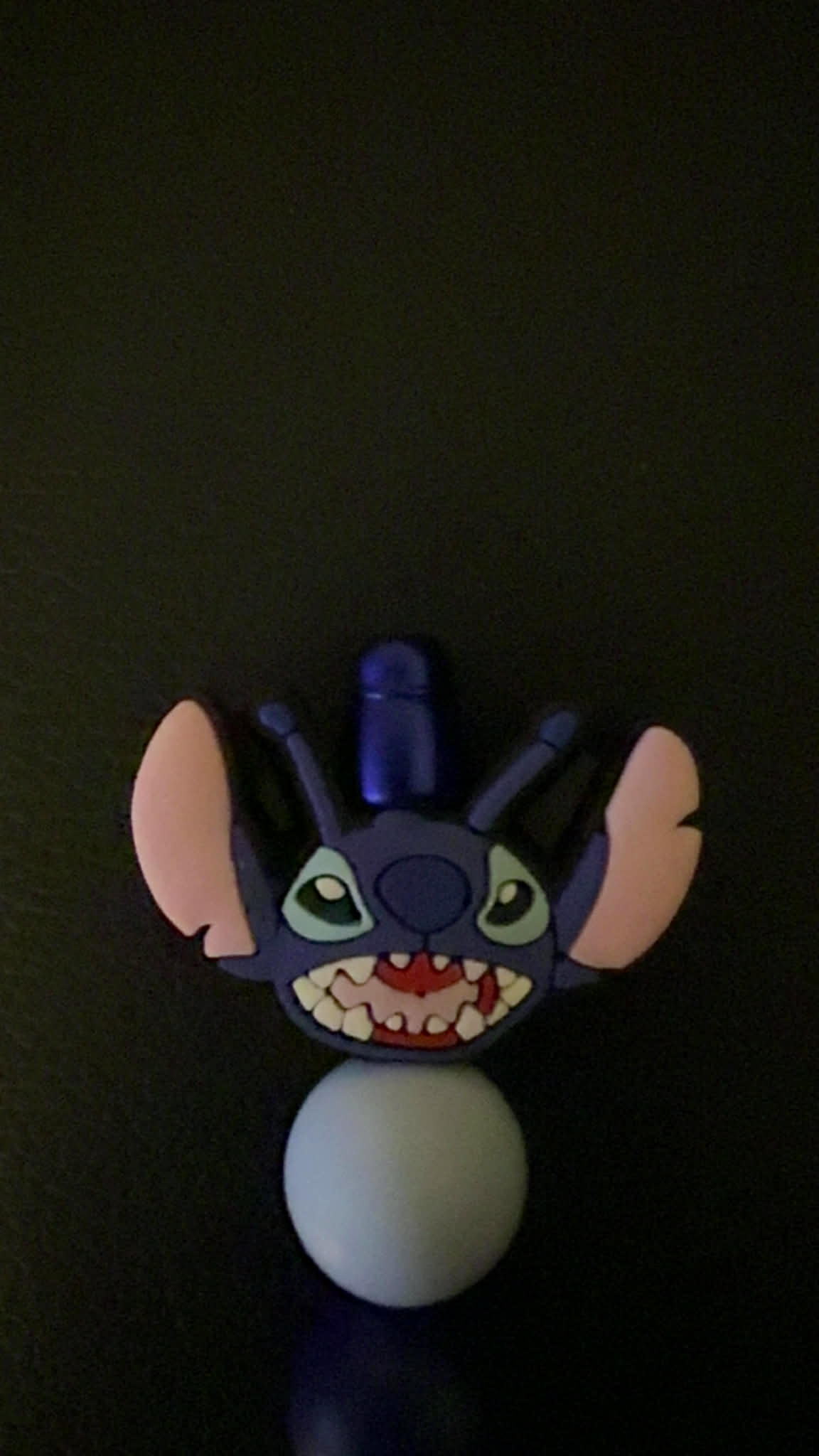 626 Stitch-Inspired Beaded Pen (Blue & Pink)